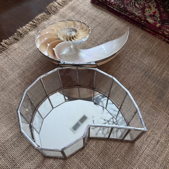 Beautiful shell container, like new, 5x7. - Picture 2 of 3